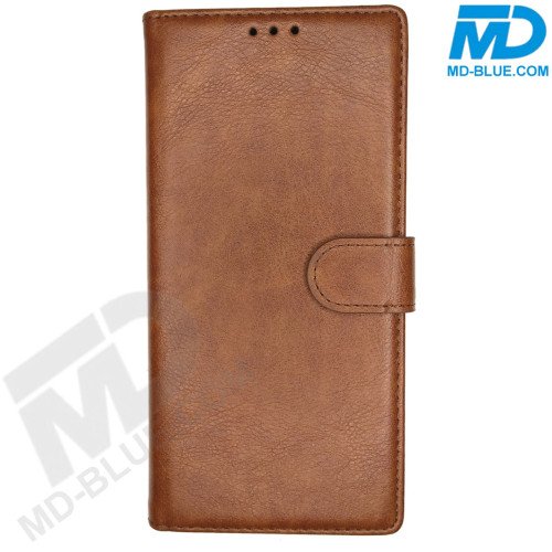 iPhone 15 Book Case Telefoonhoesje - Portemonnee  - Kaarthouder & Magneetsluiting -  Coffee