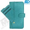 MDBlue - iPhone 14 Pro Max - Telefoonhoesje - Bookcase Luxe - Sky Blue