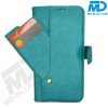 MDBlue - iPhone 14 Pro Max - Telefoonhoesje - Bookcase Luxe - Sky Blue
