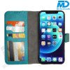 MDBlue - iPhone 14 Pro Max - Telefoonhoesje - Bookcase Luxe - Sky Blue