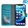 MDBlue - iPhone 14 Pro Max - Telefoonhoesje - Bookcase Luxe - Sky Blue