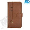 MDBlue - iPhone 11 Pro - Telefoonhoesje - Bookcase Luxe - Coffee