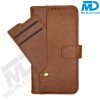 MDBlue - iPhone 11 Pro - Telefoonhoesje - Bookcase Luxe - Coffee