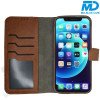 MDBlue - iPhone 11 Pro - Telefoonhoesje - Bookcase Luxe - Coffee