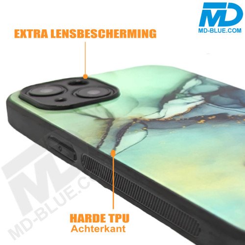 iPhone 12 Pro Max Back Cover Marmer Zee Groen iPhone 12 Pro Max Back Cover Marmer Zee Groen