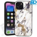 iPhone 13 Mini Back Cover Marmer Wit