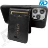 Samsung S24 Ultra Telefoonhoesje - Back Cover - Card Houder -Portemonnee - Magsafe - 2 in 1 - Zwart  