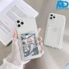 iPhone 11 - Telefoonhoesje - Siliconen - met kaarthouder - Transparant