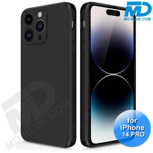 iPhone 14 Pro Telefoon Hoesje Siliconen Zwart iPhone 14 Pro Telefoon Hoesje Siliconen Zwart