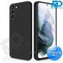 Samsung S21 - Telefoonhoesje - Achterkantje - Silliconen - Zwart