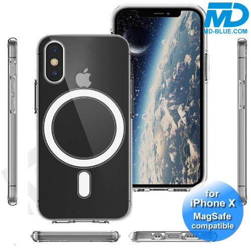iPhone X /Xs 10 Hoesje Transparant Siliconen MagSafe - iPhone X /Xs 10 Case - iPhone X /Xs 10 - Transparant- MagSafe Case iPhone X /Xs 10 Hoesje Transparant Siliconen MagSafe - iPhone X /Xs 10 Case - iPhone X /Xs 10 - Transparant- MagSafe Case
