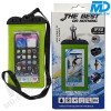 Waterdicht Telefoonhoesje met koord Universeel - Groen