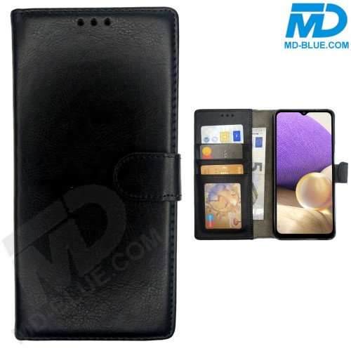 Samsung A21s Telefoonhoesjes - Book Case - Zwart