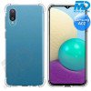 Samsung A02  - Telefoonhoesje - Achterkantje - Siliconen - Antishock - Transparant