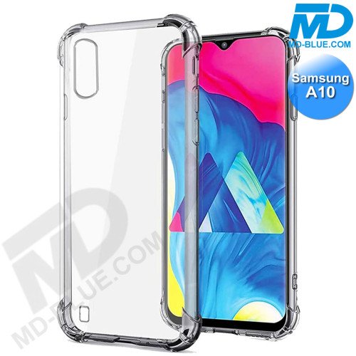 Samsung A10- Telefoonhoesje - Achterkantje - Siliconen - Antishock - Transparant Samsung A10- Telefoonhoesje - Achterkantje - Siliconen - Antishock - Transparant