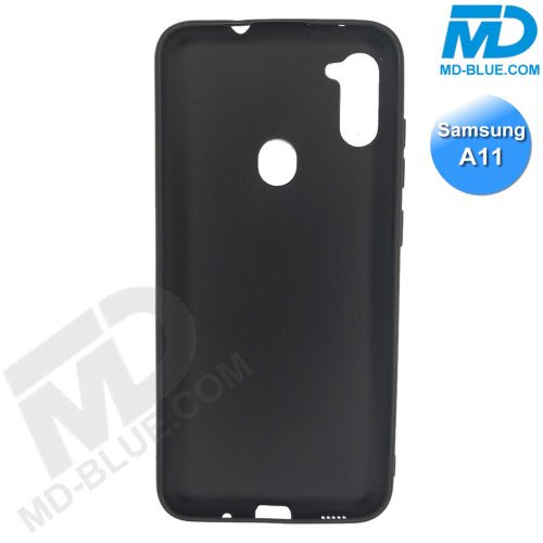 Samsung A11- Telefoonhoesje - Achterkantje - Silliconen - Zwart Samsung A11- Telefoonhoesje - Achterkantje - Silliconen - Zwart