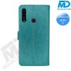 Samsung Galaxy A20 S Hoesje - Portemonnee Book Case - Kaarthouder & Magneetsluiting - Turquoise
