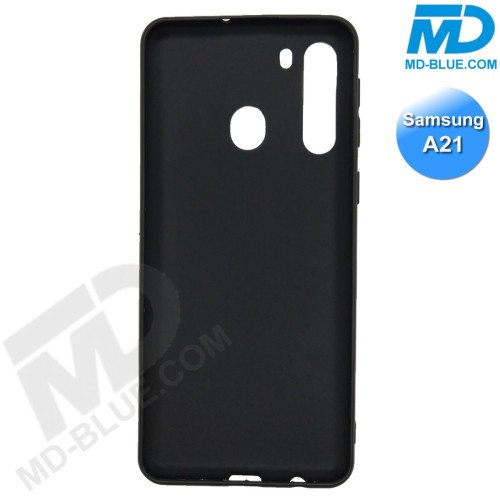 Samsung A21- Telefoonhoesje - Achterkantje - Silliconen - Zwart Samsung A21- Telefoonhoesje - Achterkantje - Silliconen - Zwart