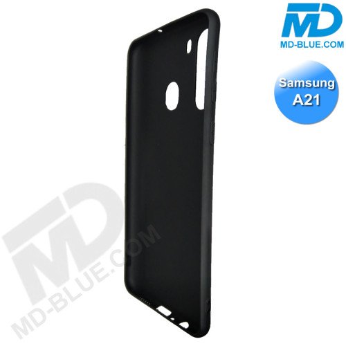 Samsung A21- Telefoonhoesje - Achterkantje - Silliconen - Zwart Samsung A21- Telefoonhoesje - Achterkantje - Silliconen - Zwart