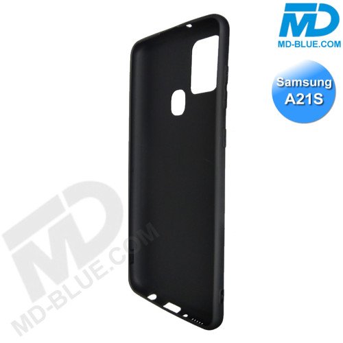 Samsung A21s- Telefoonhoesje - Achterkantje - Silliconen - Zwart Samsung A21s- Telefoonhoesje - Achterkantje - Silliconen - Zwart