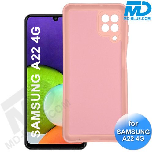 Samsung A22 (4G) - Telefoonhoesje - Achterkantje - Premium Silliconen - Roze Samsung A22 (4G) - Telefoonhoesje - Achterkantje - Premium Silliconen - Roze