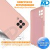 Samsung A22 (4G) - Telefoonhoesje - Achterkantje - Premium Silliconen - Roze