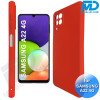 Samsung A22 (4G) - Telefoonhoesje - Achterkantje - Premium Silliconen - Rood
