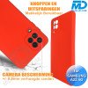 Samsung A22 (4G) - Telefoonhoesje - Achterkantje - Premium Silliconen - Rood