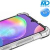 Samsung A31 - Telefoonhoesje - Achterkantje - Siliconen - Antishock - Transparant