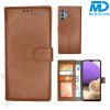 Samsung A03s Telefoonhoesje - Book Case - Kaarthouder met Magneetsluiting - Bruin