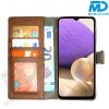 Samsung A03s Telefoonhoesje - Book Case - Kaarthouder met Magneetsluiting - Bruin