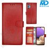 Samsung A43 Book Case Telefoonhoesje - Portemonnee  - Kaarthouder & Magneetsluiting - Rood