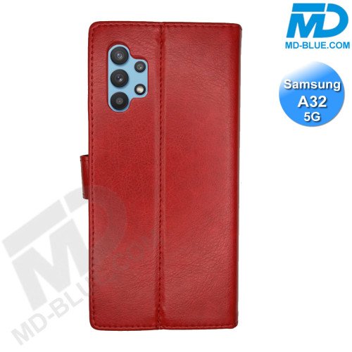 Samsung A52 / A52s Book Case Telefoonhoesje - Portemonnee  - Kaarthouder & Magneetsluiting - Rood