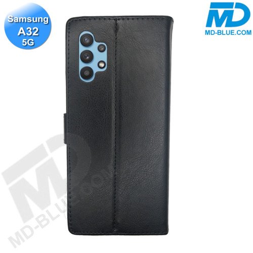 Samsung Galaxy A32 5G Hoesje - Portemonnee Book Case - Kaarthouder & Magneetsluiting - Zwart