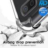 Samsung A40 - Telefoonhoesje - Achterkantje - Siliconen - Antishock - Transparant
