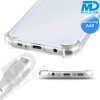 Samsung A40 - Telefoonhoesje - Achterkantje - Siliconen - Antishock - Transparant