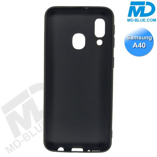 Samsung A40- Telefoonhoesje - Achterkantje - Silliconen - Zwart Samsung A40- Telefoonhoesje - Achterkantje - Silliconen - Zwart