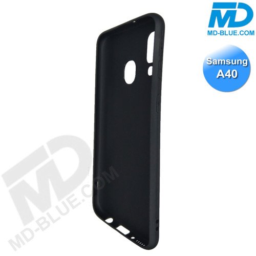 Samsung A40- Telefoonhoesje - Achterkantje - Silliconen - Zwart Samsung A40- Telefoonhoesje - Achterkantje - Silliconen - Zwart
