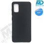 Samsung A41- Telefoonhoesje - Achterkantje - Silliconen - Zwart