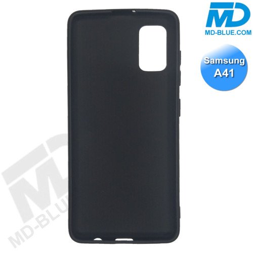 Samsung A41- Telefoonhoesje - Achterkantje - Silliconen - Zwart Samsung A41- Telefoonhoesje - Achterkantje - Silliconen - Zwart