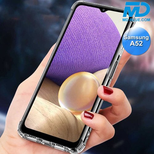 Samsung A52 / A52s - Telefoonhoesje - Achterkantje - Siliconen - Antishock - Transparant Samsung A52 / A52s - Telefoonhoesje - Achterkantje - Siliconen - Antishock - Transparant