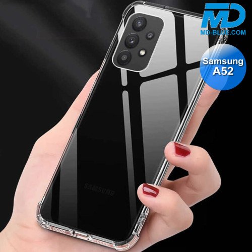 Samsung A52 / A52s - Telefoonhoesje - Achterkantje - Siliconen - Antishock - Transparant Samsung A52 / A52s - Telefoonhoesje - Achterkantje - Siliconen - Antishock - Transparant