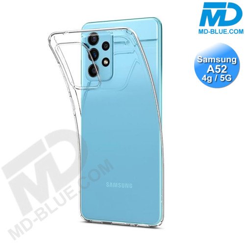 Samsung A52 - Telefoonhoesje - Achterkantje - Siliconen - Transparant Samsung A52 - Telefoonhoesje - Achterkantje - Siliconen - Transparant