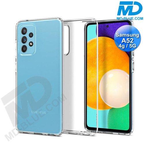 Samsung A52 - Telefoonhoesje - Achterkantje - Siliconen - Transparant Samsung A52 - Telefoonhoesje - Achterkantje - Siliconen - Transparant