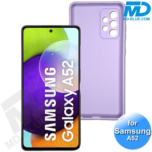 Samsung A52- Telefoonhoesje - Achterkantje - Silliconen - Lila Paars Samsung A52- Telefoonhoesje - Achterkantje - Silliconen - Lila Paars