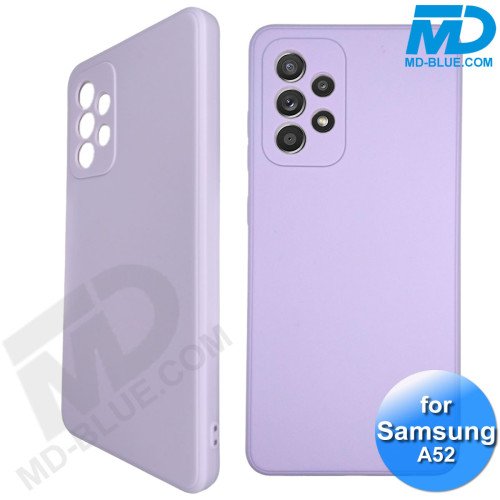 Samsung A52- Telefoonhoesje - Achterkantje - Silliconen - Lila Paars Samsung A52- Telefoonhoesje - Achterkantje - Silliconen - Lila Paars