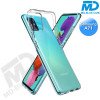 Samsung A71 - Telefoonhoesje - Achterkantje - Siliconen - Transparant