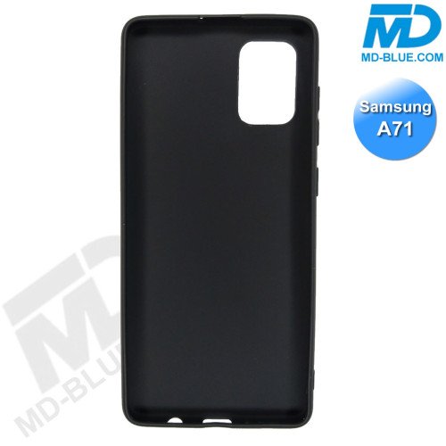 Samsung A71- Telefoonhoesje - Achterkantje - Silliconen - Zwart Samsung A71- Telefoonhoesje - Achterkantje - Silliconen - Zwart