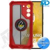 Samsung S22 Telefoonhoesje - Back Cover - Antishock - Rood Transparant Samsung S22 Telefoonhoesje - Back Cover - Antishock - Rood Transparant