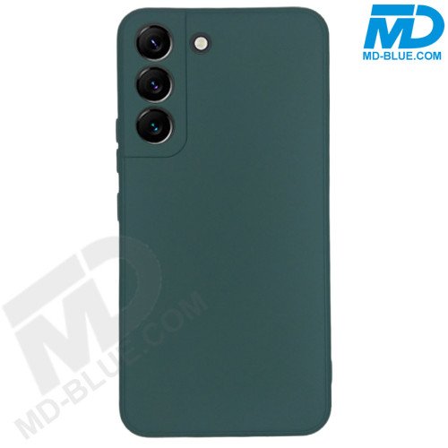 Samsung S22 - Telefoonhoesje - Achterkantje - Silliconen - Leger Groen Samsung S22 - Telefoonhoesje - Achterkantje - Silliconen - Leger Groen